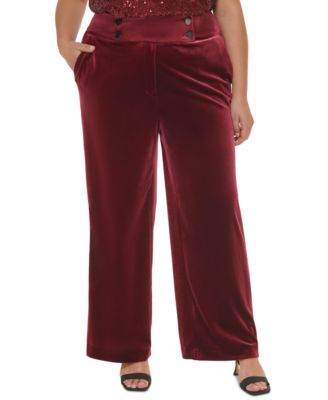 Calvin klein velvet pants hotsell