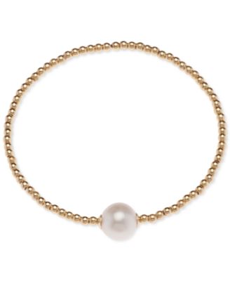 Single Polished Bead Necklace Gold-plated Sterling Silver Single Polished Bead Necklace Gold-plated Sterling Silver