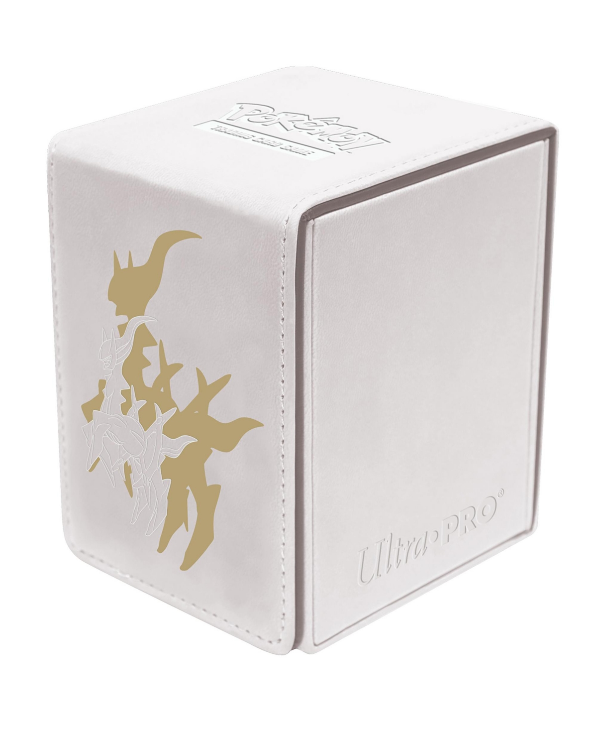 Ultra Pro Kids' Pokemon Elite Series Arceus Alcove Flip Deck Box  White Leatherette Trading Card Box Stores In Multi