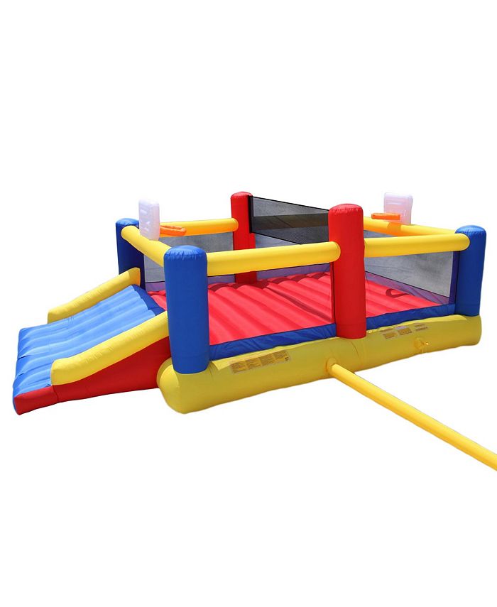 Banzai Sports Zone Bounce Arena Inflatable Bouncer Basketball and