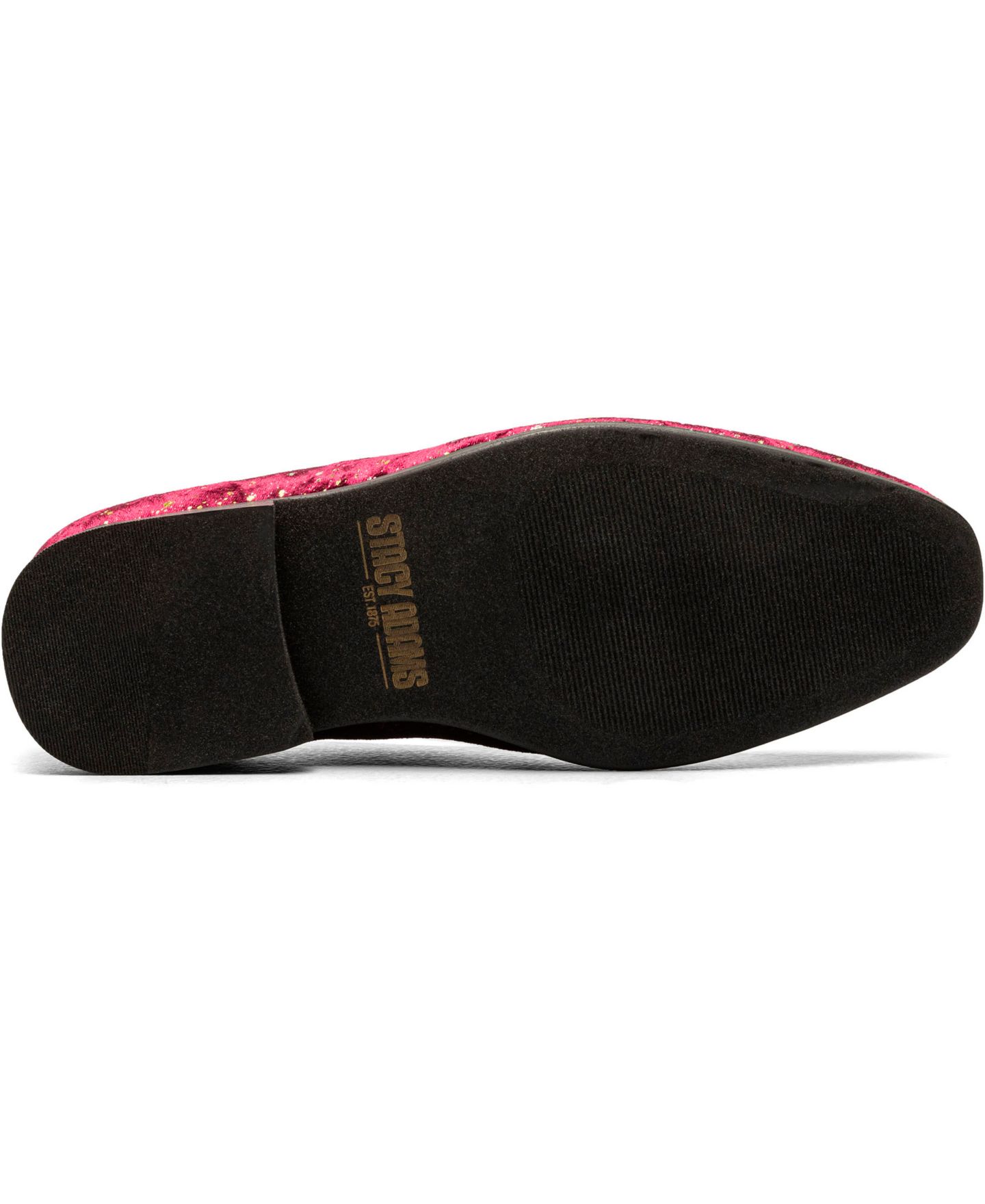 Мужские туфли Stacy Adams Stellar Plain Toe Slip On Loafer, цвет: Бордовый — фото 5