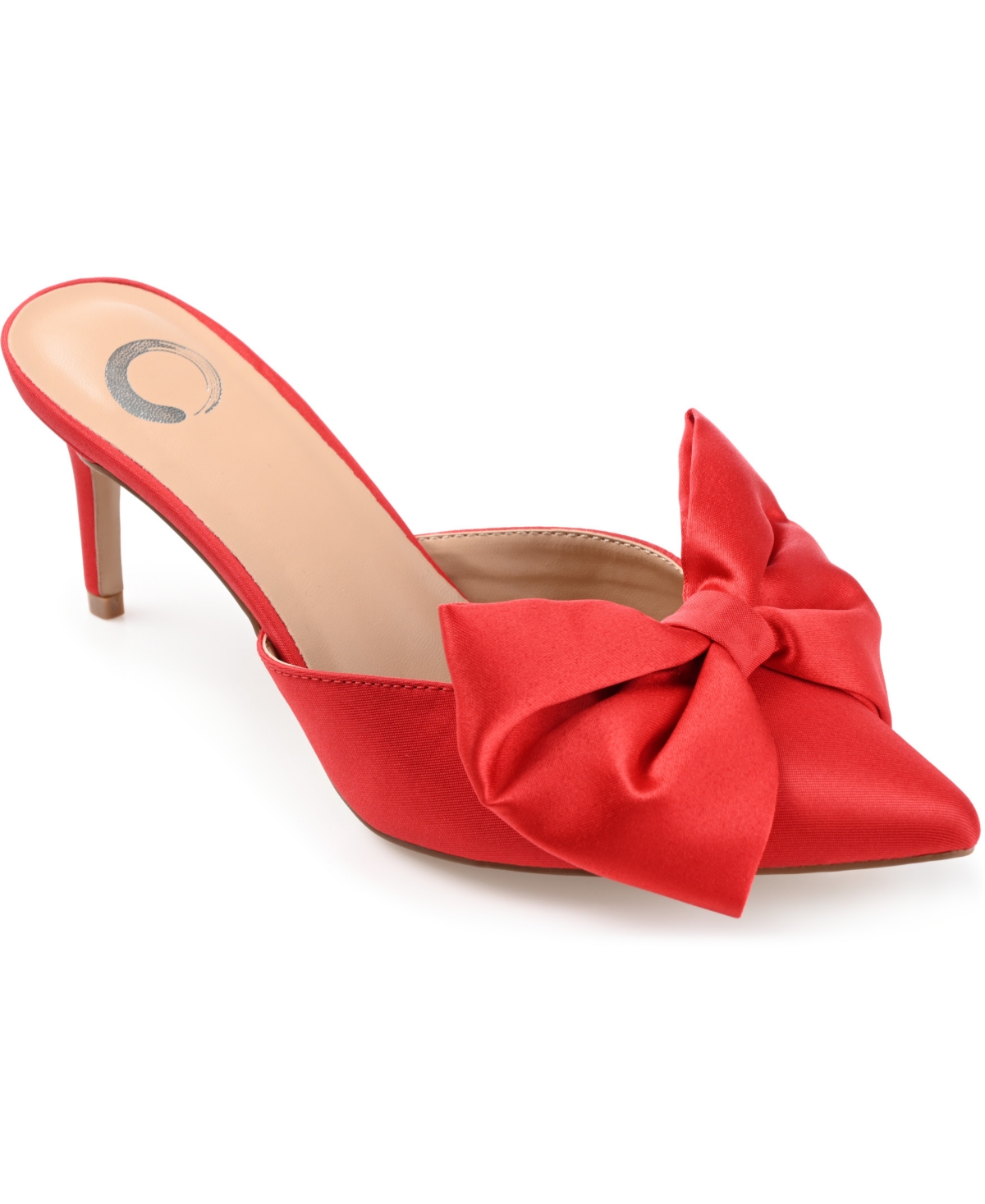 Journee Collection Women's Tiarra Bow Heels In Red
