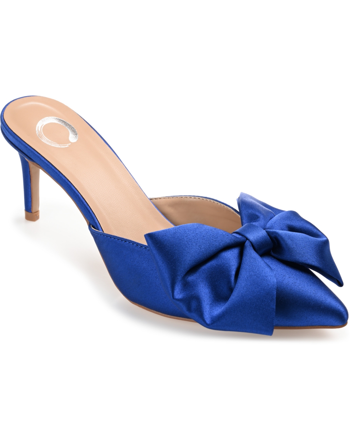 Journee Collection Women's Tiarra Bow Heels In Blue