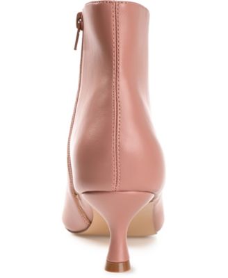 Women's Kelssa Square Toe Kitten Heel Dress Booties