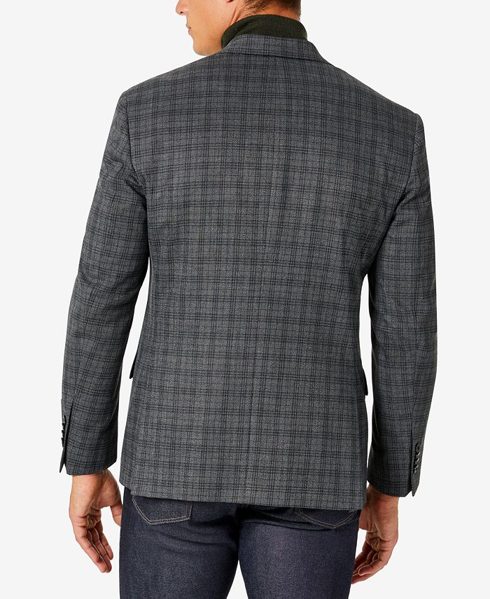 Michael Kors Men's Modern-Fit Pattern Check Sport Coats - Macy's