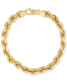 Rope Link Chain Bracelet (7.5mm), Created for Macy's