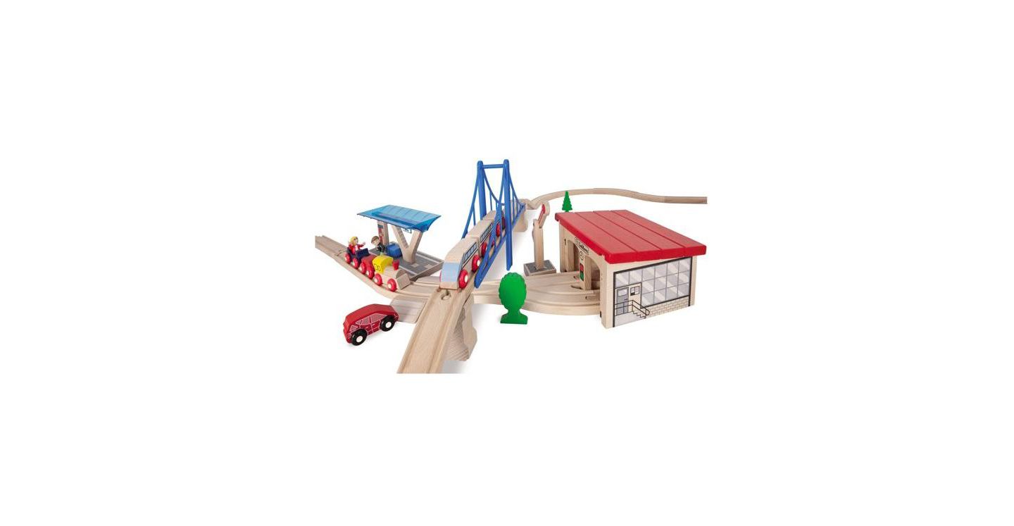 Детский игровой набор Simba Toys Eichhorn Large Wooden Train Play Set — фото 3