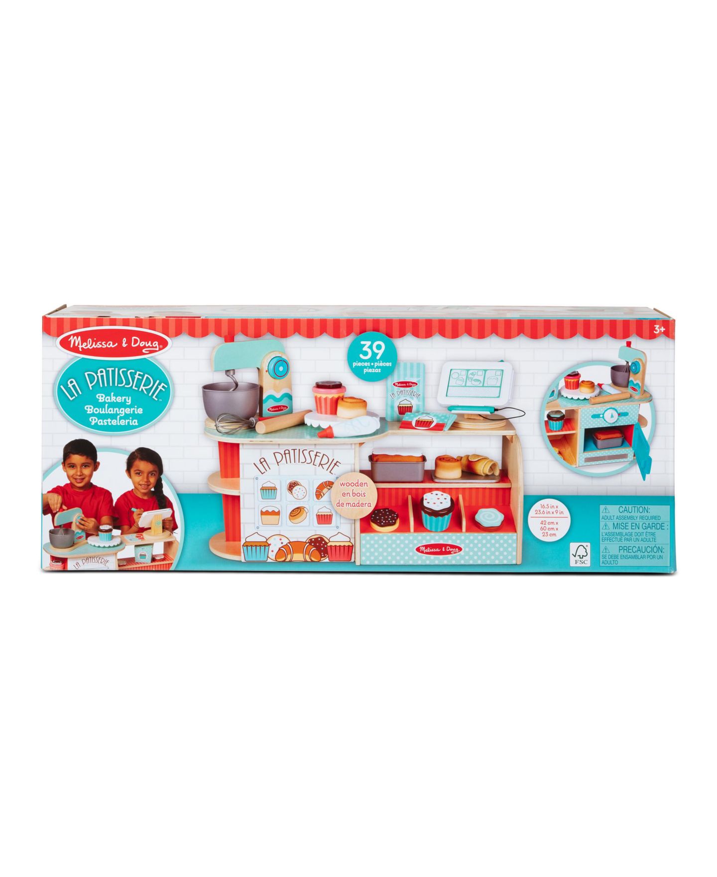 Детские игрушки Melissa and Doug Wooden La Patisserie Bakery 39 Piece Set — фото 2