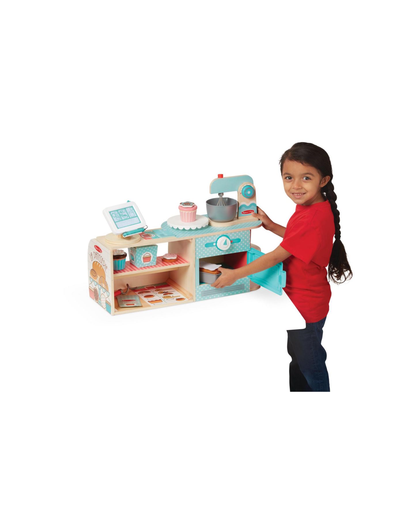 Детские игрушки Melissa and Doug Wooden La Patisserie Bakery 39 Piece Set — фото 5