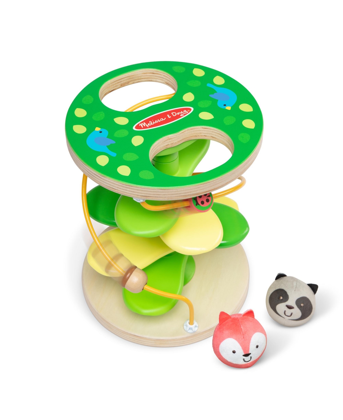Melissa & Doug Rollables Tree House Twirl Infant And Toddler Toy 3 Pieces In Multi