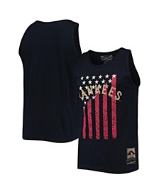 Men's Navy New York Yankees Cooperstown Collection Stars and Stripes Tank Top