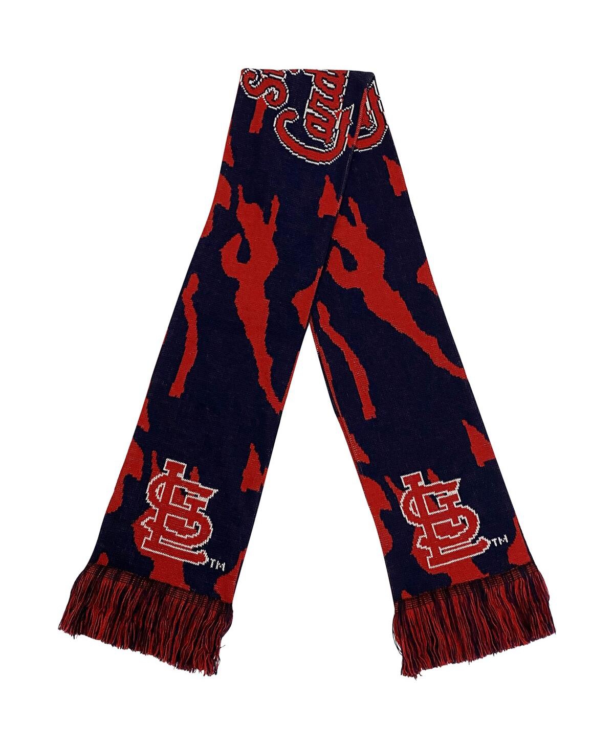 Foco Men's And Women's  St. Louis Cardinals Tonal Camo Scarf In Navy,red
