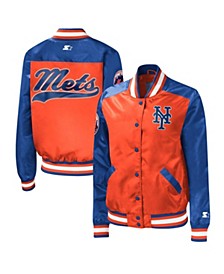 Women's Orange New York Mets The Legend Full-Snap Jacket