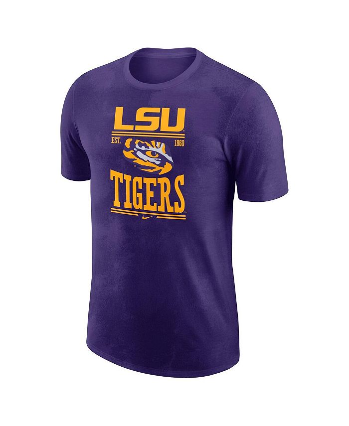 Nike Men's Purple LSU Tigers Team Stack T-shirt - Macy's