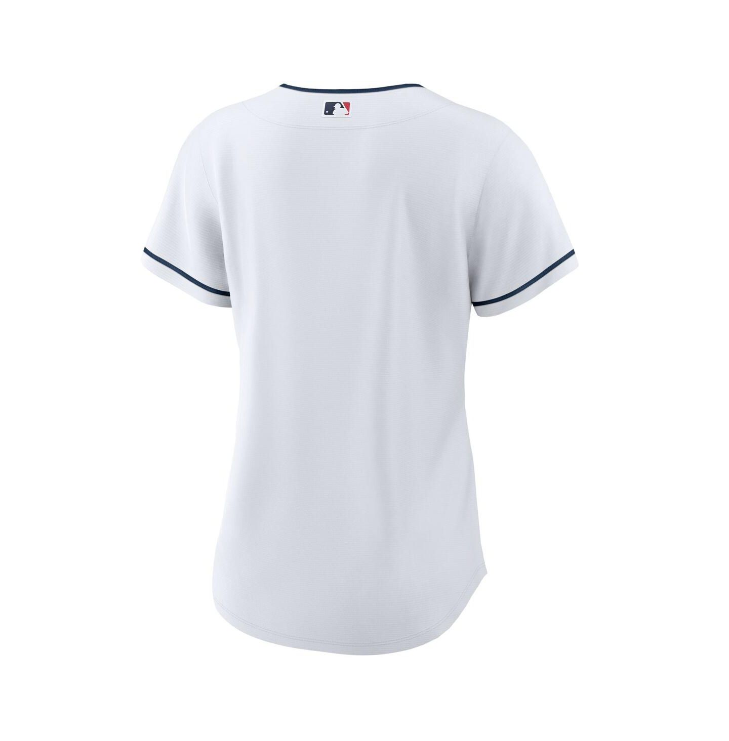 Мужской топ Nike White Cleveland Guardians Home Replica Team Jersey — фото 4