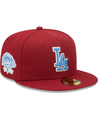 Lids Los Angeles Dodgers New Era 100th Anniversary Air Force Blue  Undervisor 59FIFTY Fitted Hat - Cardinal
