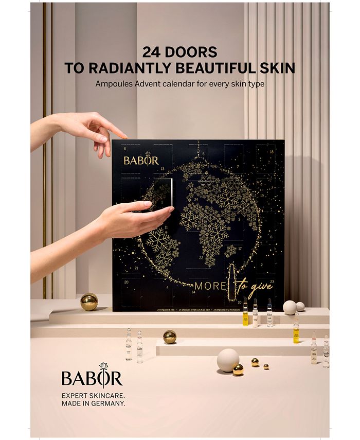 BABOR 24 Pc Advent Calendar 2022 Set Macy #39 s BABOR 24 Pc Advent Calendar 2022 Set Macy #39 s