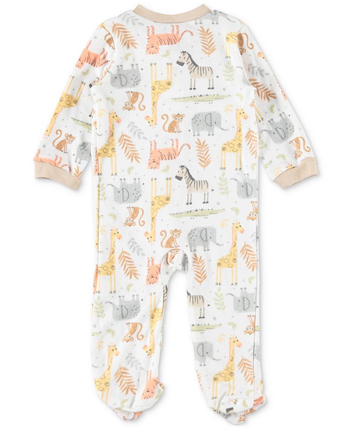 Chickpea Baby Boys Footed Coverall and Matching Hat, 2 Piece Set Macy's