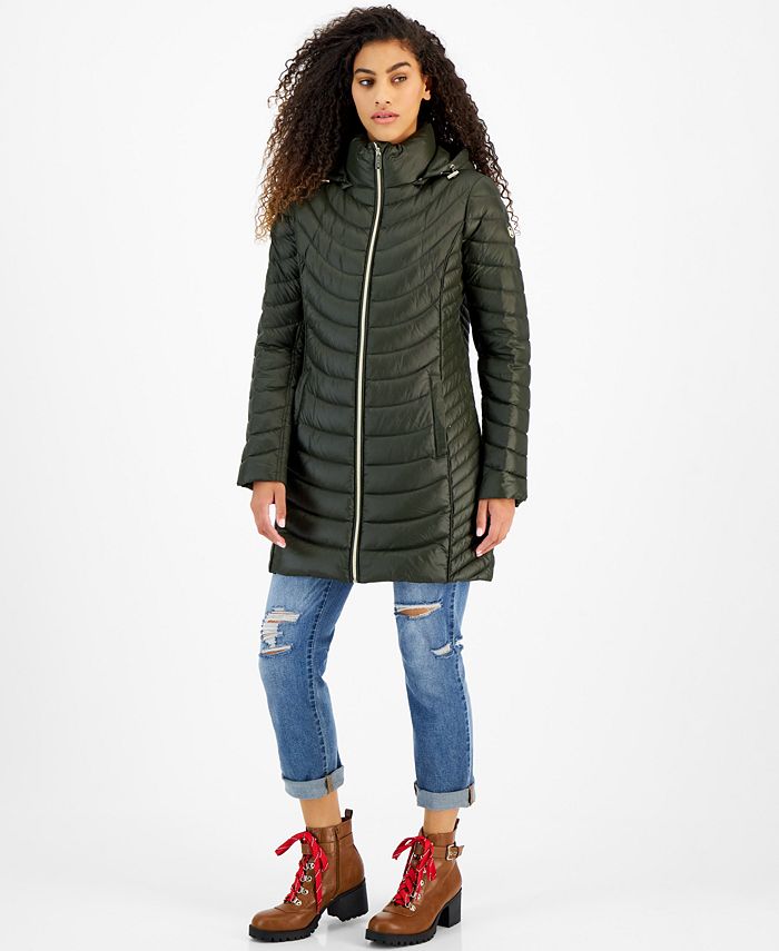 Michael Kors Women's Hooded Packable Puffer Coat, Created for Macy's &  Reviews - Coats & Jackets - Women - Macy's
