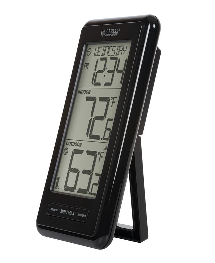 La Crosse Technology 30843647Int Wireless Digital Black Thermometer