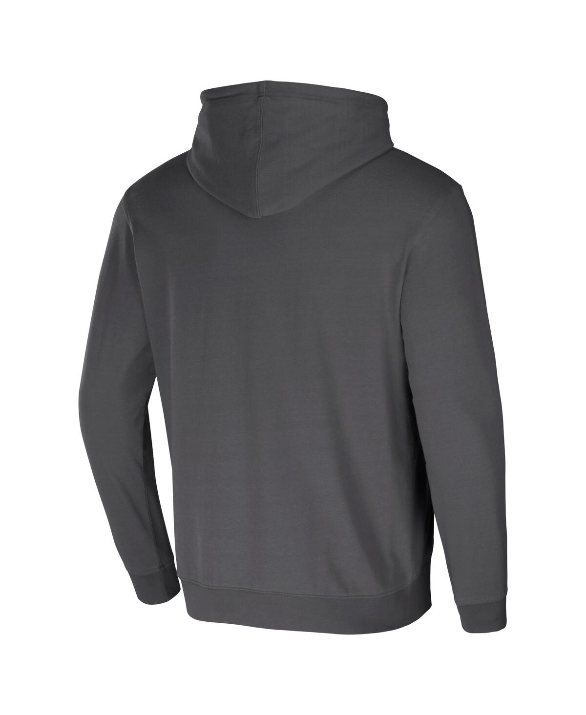 Fanatics Men's Nfl X Darius Rucker Collection By  Charcoal New Orleans Saints Washed Pullover Hoodie In Charcoal