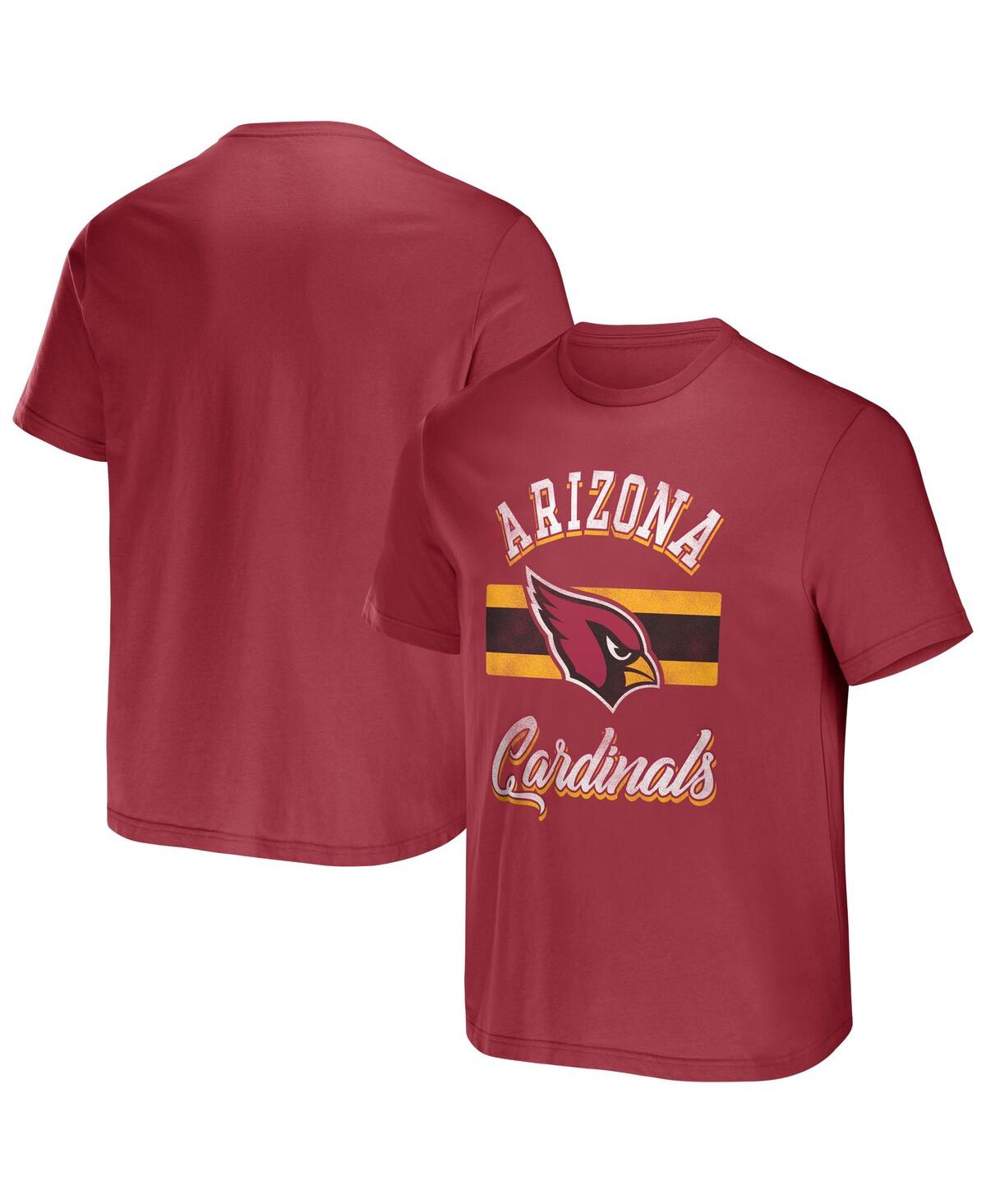 Men's Nfl x Darius Rucker Collection by Fanatics Cardinal Arizona Cardinals Stripe T-shirt - Cardinal
