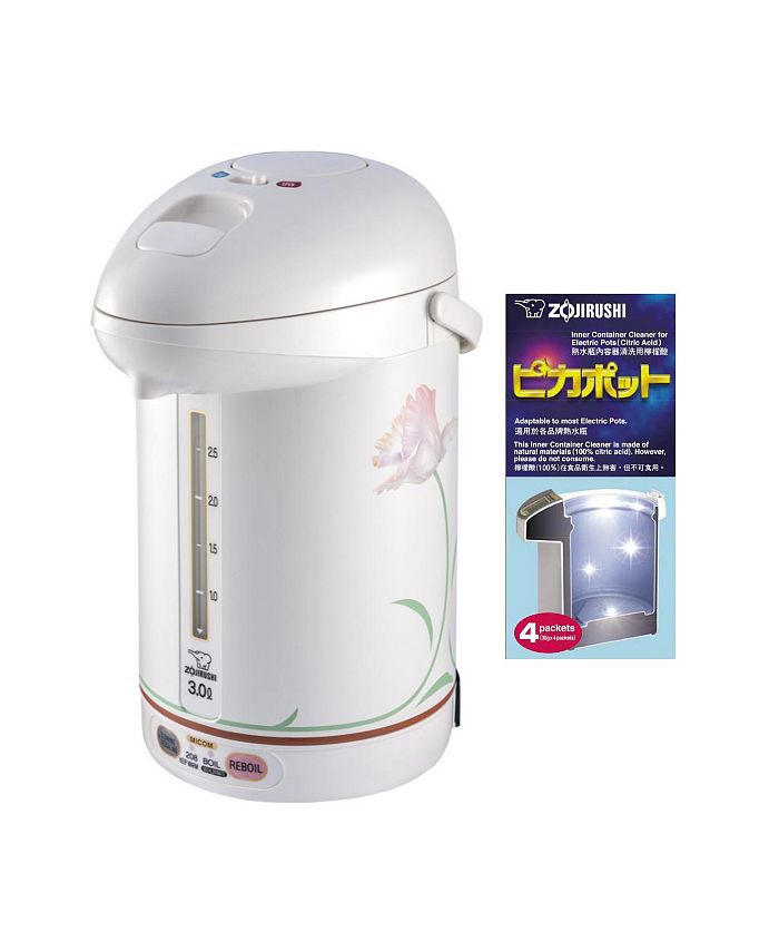 Zojirushi CwPzc30Fc Super Boiler With 4 Packs Of Descaling Agent