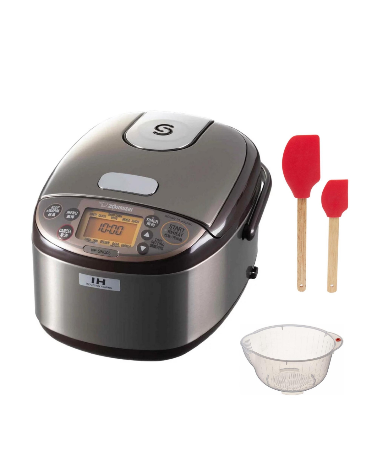 Induction Heating System Rice Cooker And Warmer With Accessory - Gold