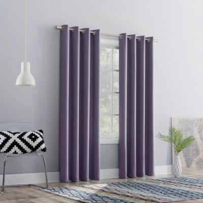 Grant Modern Glam Semi-Sheer Grommet Curtain Panel