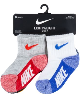 Baby and Toddler Boys or Girls Multi Logo Socks, Pack of 6
