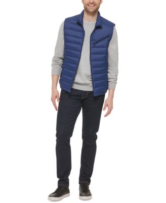 Men's Zip-Front Puffer Vest