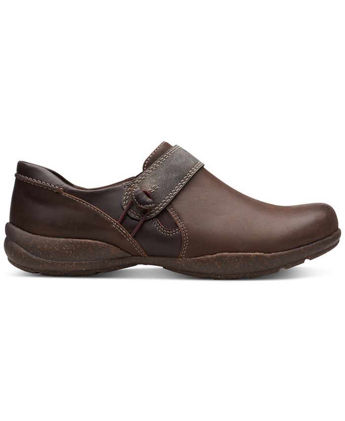 Clarks Women's Roseville Dot SlipOn Strap Clog Flats Macy's