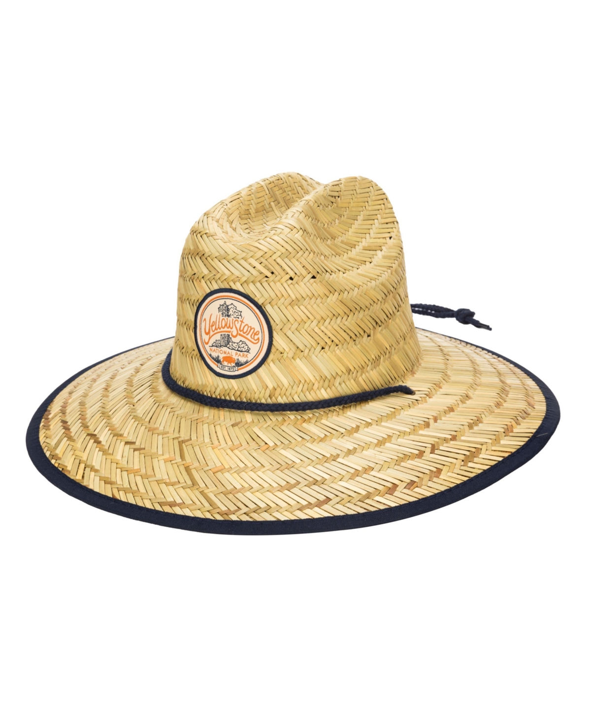 Men's Straw Lifeguard Sun Hat - Yellowstone