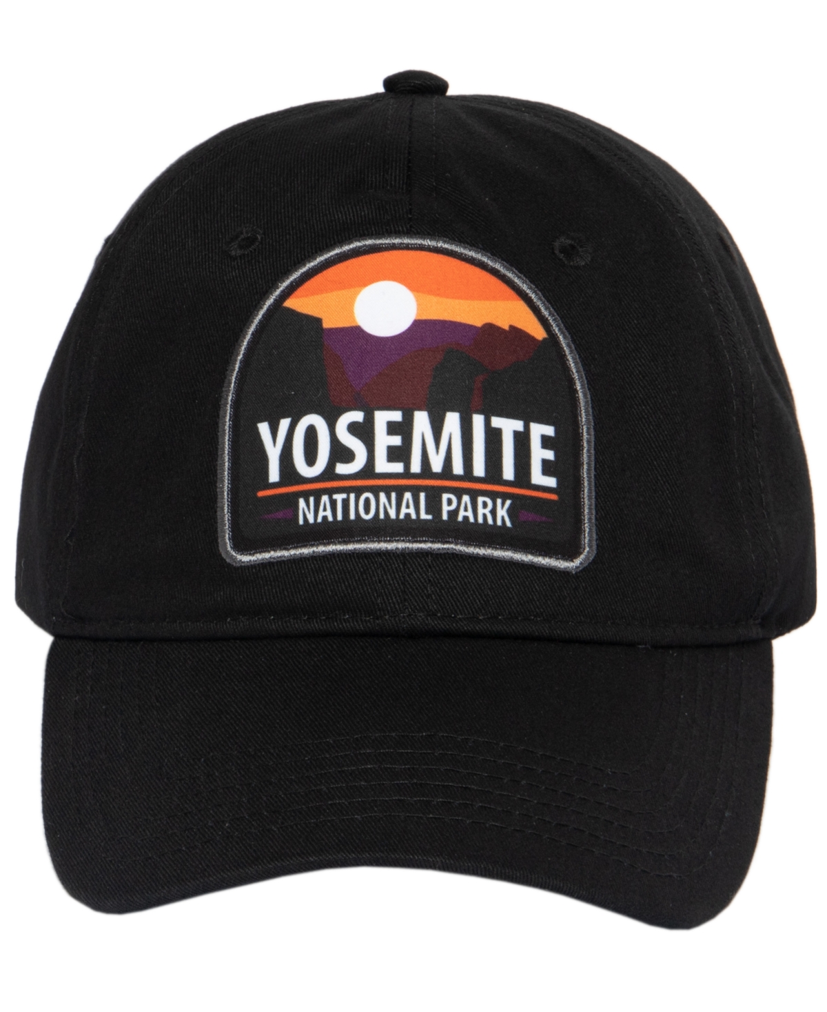Men's Low Profile Baseball Adjustable Cap - Yosemite Black
