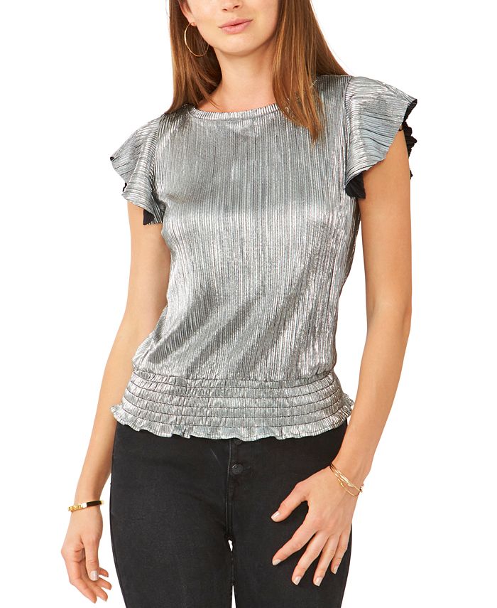 Silver store blouse macys