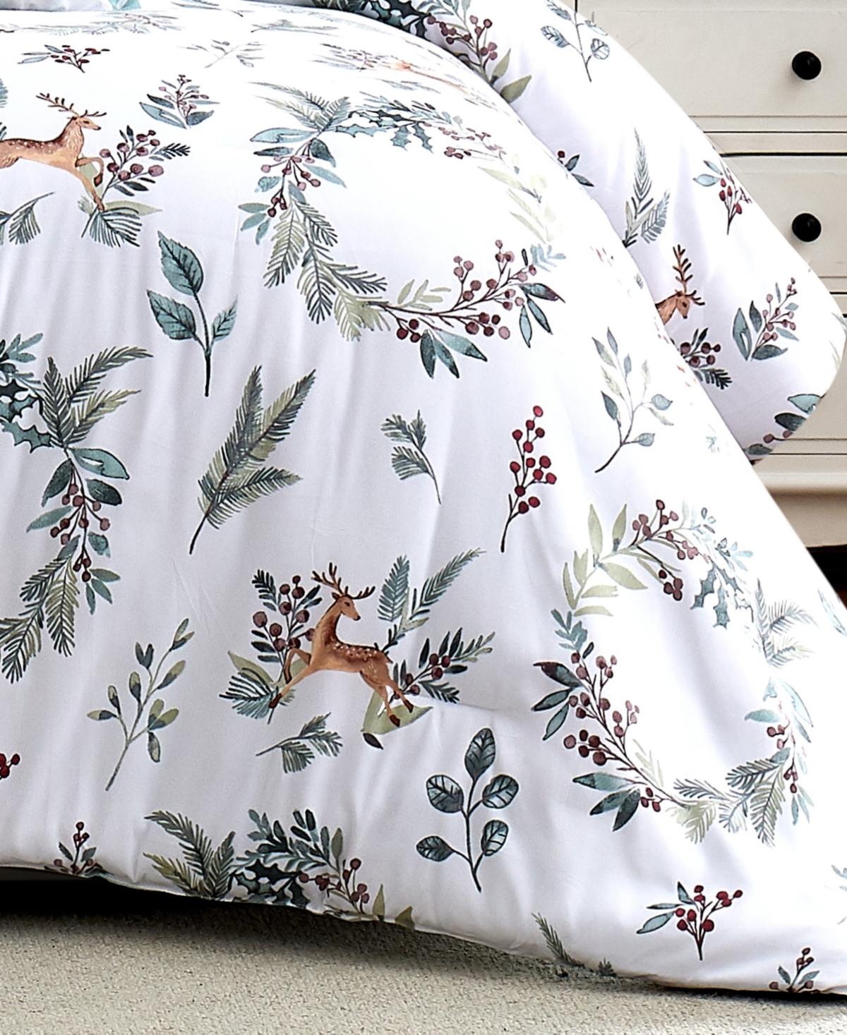 Southshore Fine Linens Happy Holidays Reversible 6-Pc. Comforter Set
