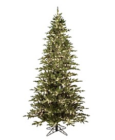 Kamas Fraser Fir Artificial Christmas Tree, Warm Low Voltage 3mm LED Lights, 9'