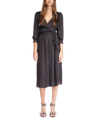 Michael Kors - Women's Cheetah Jacquard Midi Wrap Dress