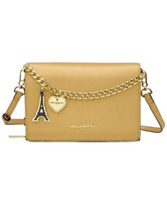 KARL LAGERFELD PARIS Gifting Faux Leather Crossbody Macy's