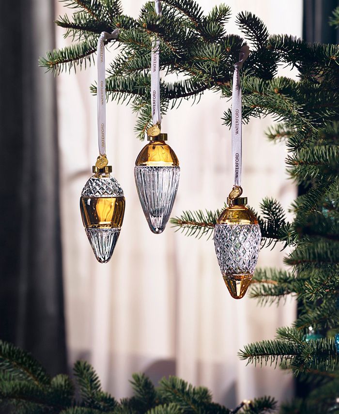 Waterford Hope Drop Bauble Amber Ornament Macy #39 s