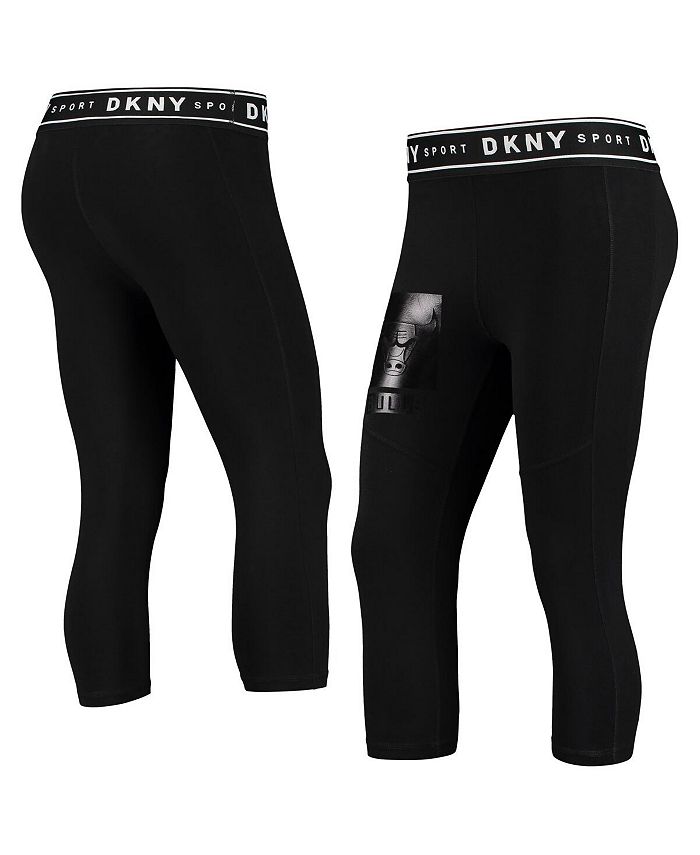 DKNY Women's Black Chicago Bulls Karan Capri Leggings Macy's