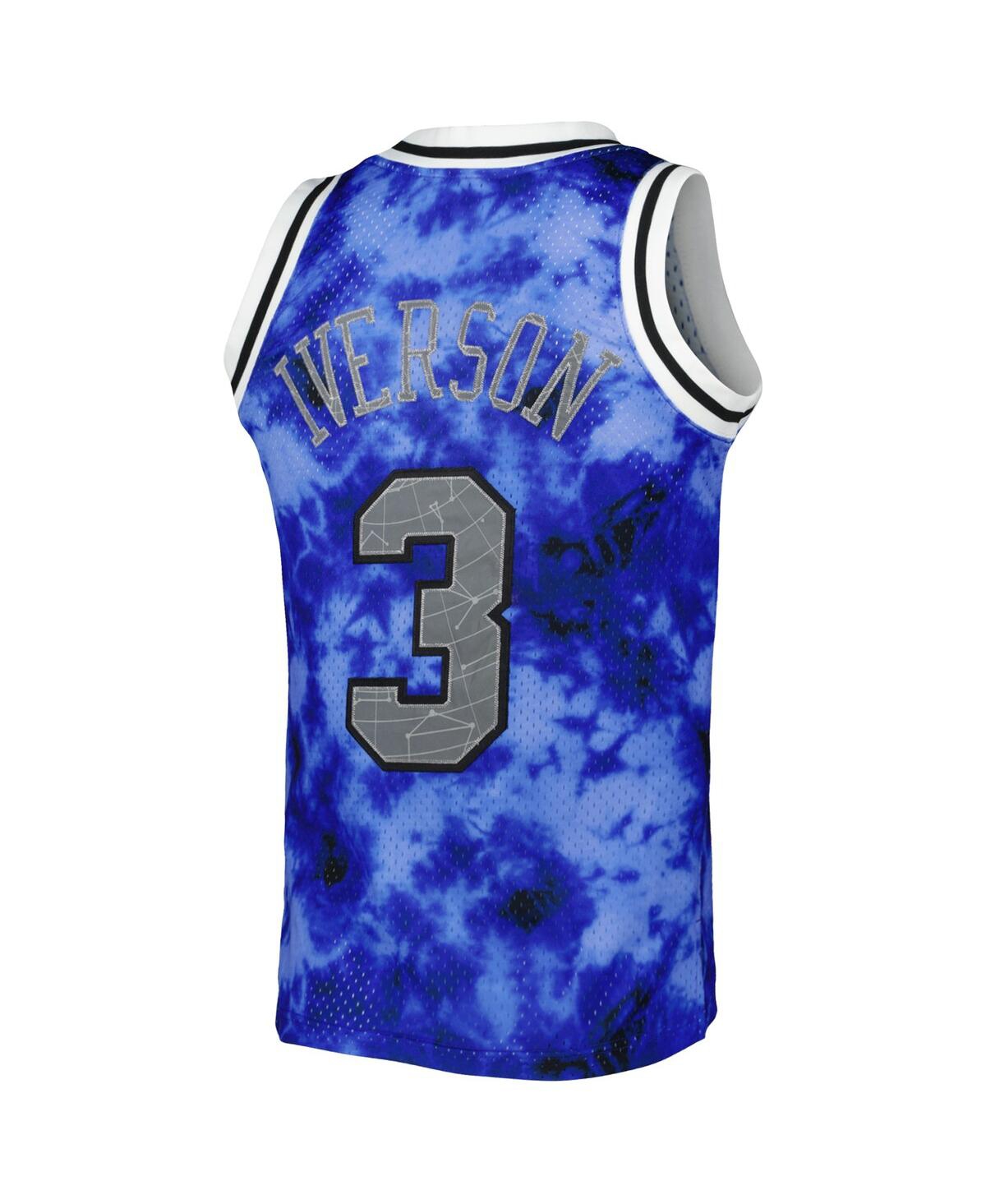 Men's Mitchell & Ness Allen IversonPhiladelphia 76ers 1996-97 Galaxy Swingman Jersey - Royal