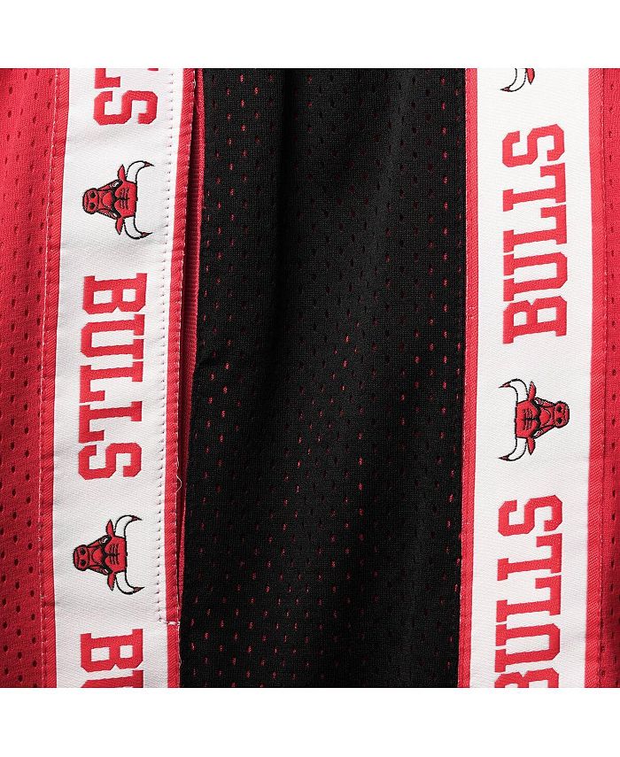 Fanatics Men's Red and Black Chicago Bulls Big and Tall Tape Mesh