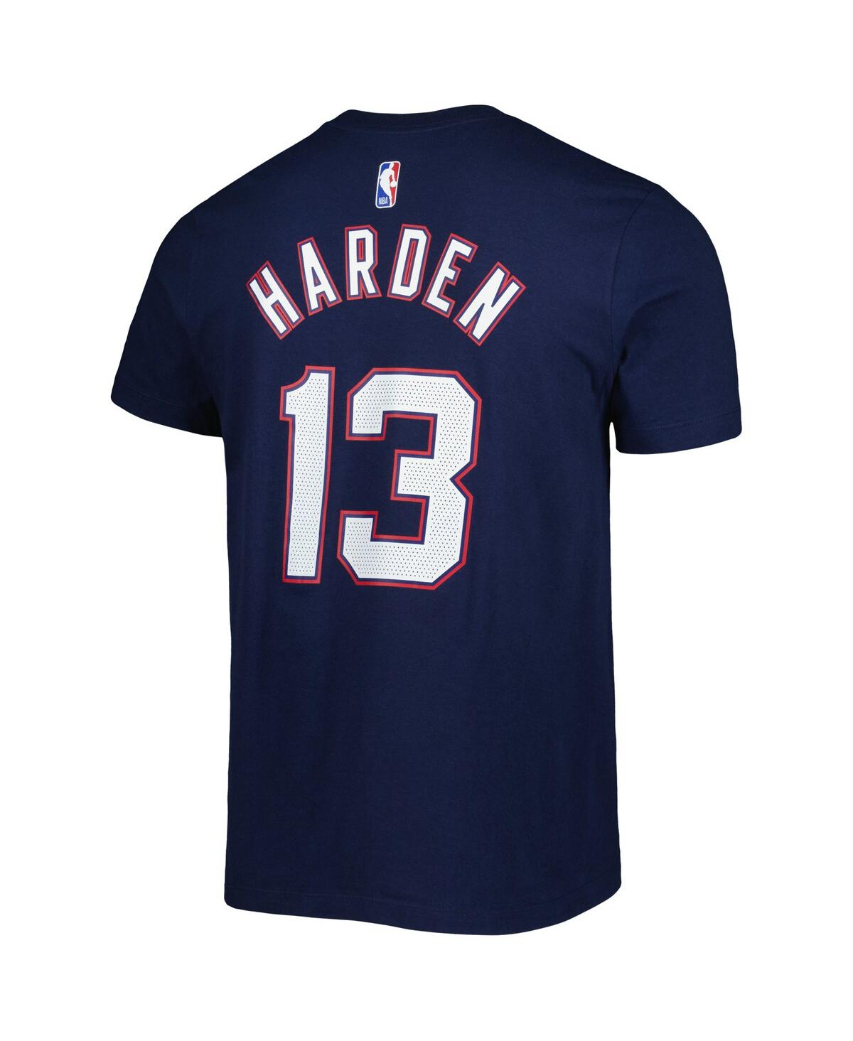 Men's Nike James HardenBrooklyn Nets 2021/22 City Edition Name and Number T-shirt - Navy
