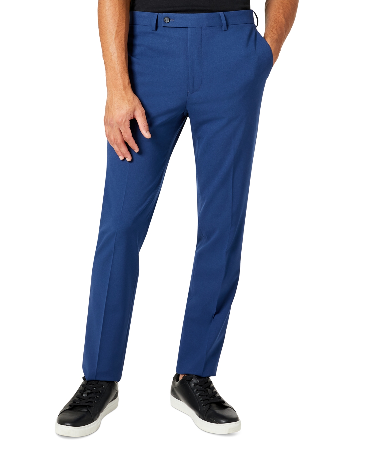 Dkny Men's Modern-fit Stretch Suit Separate Pants In Blue Solid