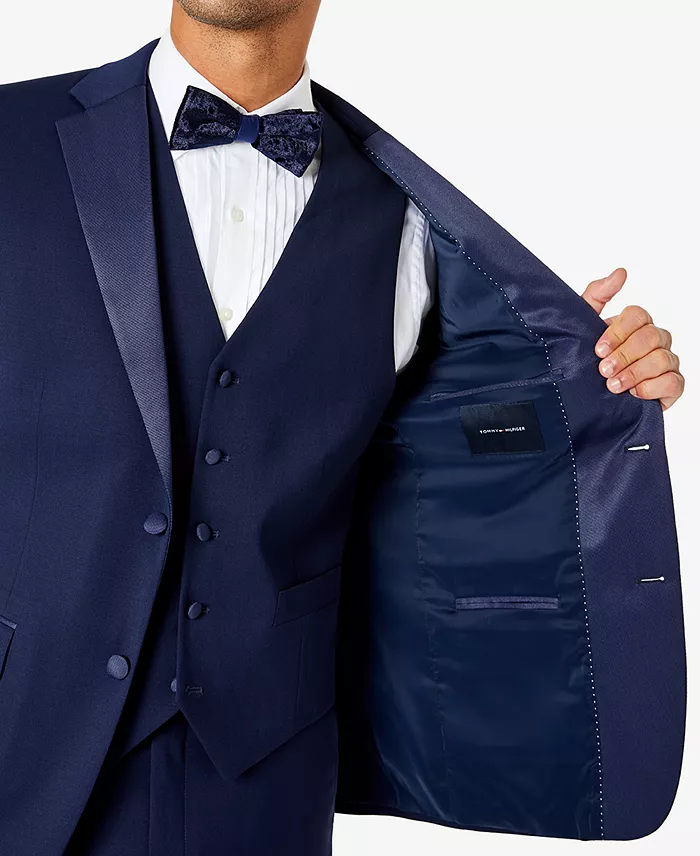 Men's Modern-Fit Flex Stretch Tuxedo Jacket - thumbnail 3