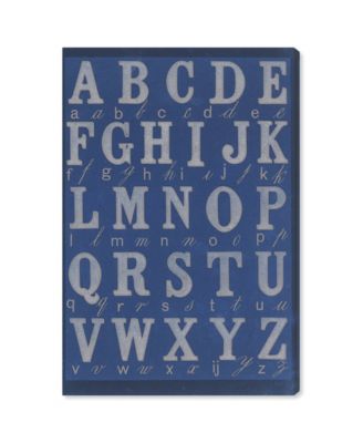 Alphabet Letters Giclee Art Print on Gallery Wrap Canvas