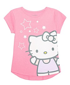Toddler Girls Stars Short Sleeve T-shirt