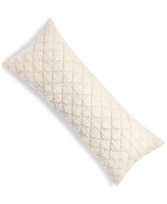 Dobby Diamond Decorative Pillow, 14" x 36"