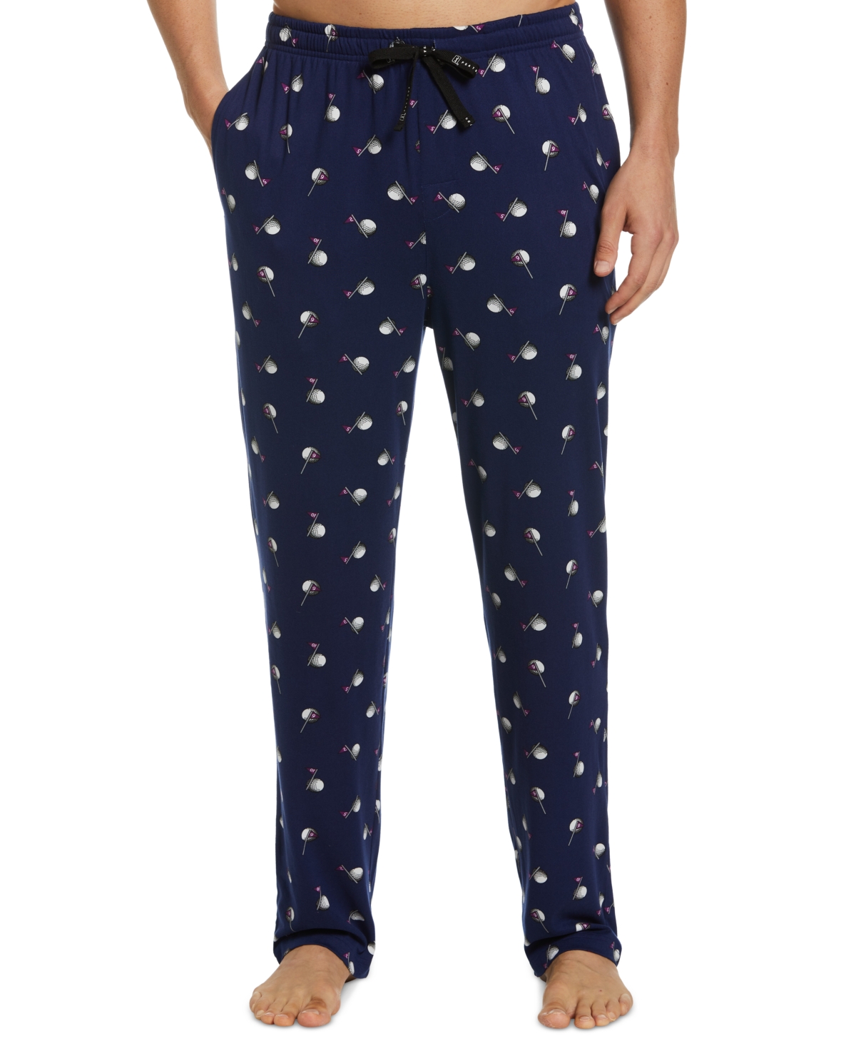 Pga Tour Perry Ellis Portfolio Men s Golf Ball Print Pajama Pants Smart Closet